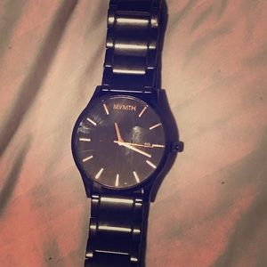 MVMT Black Link Watch - Men’s